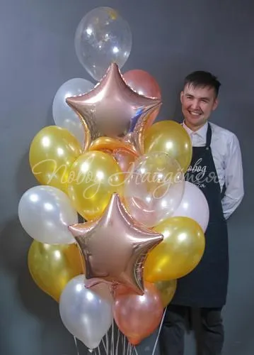 Воздушные шары Облако шаров"Мыльные пузыри"