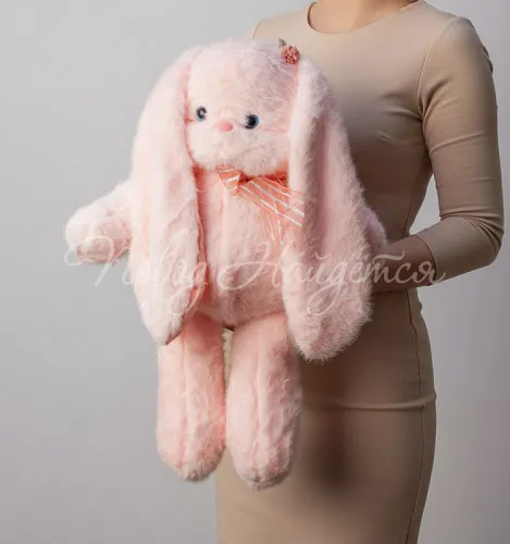 Мягкие игрушки Розовый зайчик