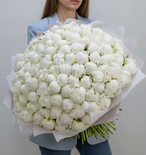 ПИОНЫ Букет Ослепительный миг