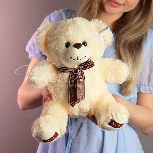 Мягкие игрушки Белый мишка, 35 см