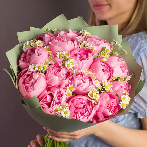 ПИОНЫ Букет Душистая мята