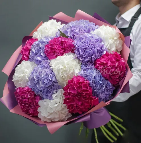 Цветы Букет Огни ночного города