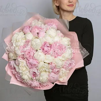 ПИОНЫ Букет Трепетная любовь