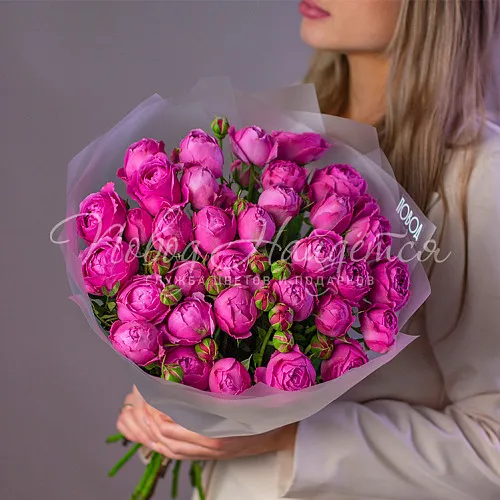 Пионовидные розы Букет Ламбада