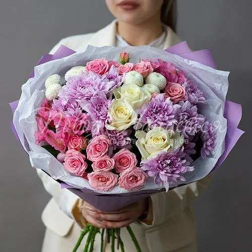 Кустовые розы Букет Фарго