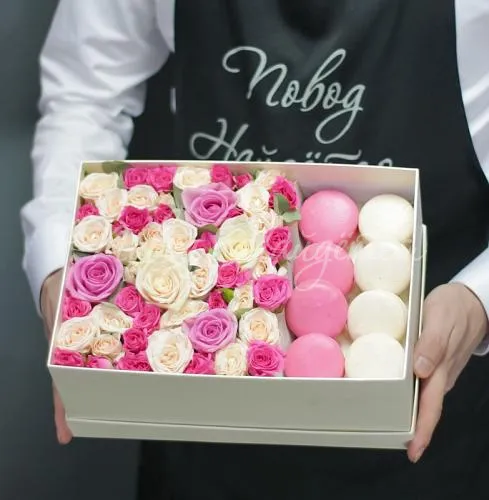 Коробки с макарун Корзина Эта замечательная жизнь