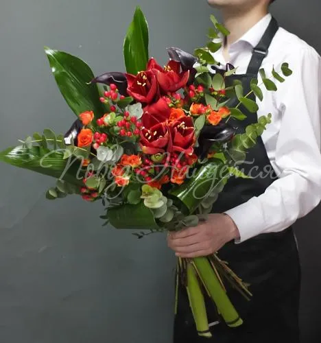 Букеты с КАЛЛАМИ Букет Эйфория