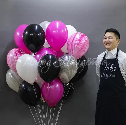 Обычные шары, облака из шаров Облако шаров "Пижамная вечеринка"