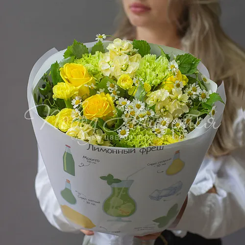 Букеты Букет Лимонный фреш