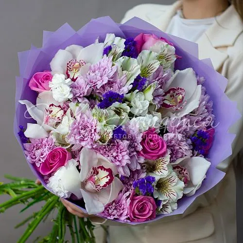 ХРИЗАНТЕМЫ Букет Карамельные облака