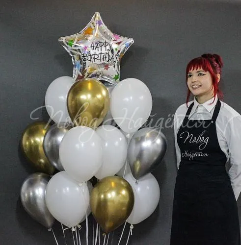 Обычные шары, облака из шаров Облако шаров"Веселая карусель"