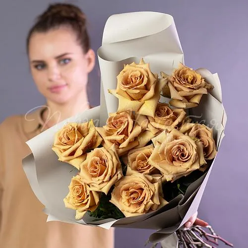 Розы Букет Золотая корона