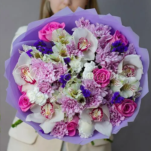 ХРИЗАНТЕМЫ Букет Карамельные облака