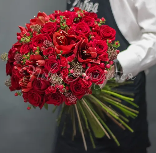 Цветы Букет Клубок страстей