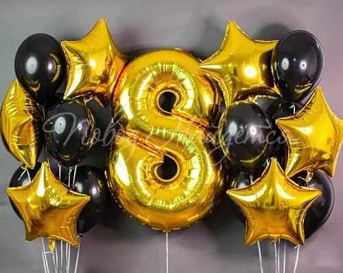 Подарки Облако шаров "8 лет"