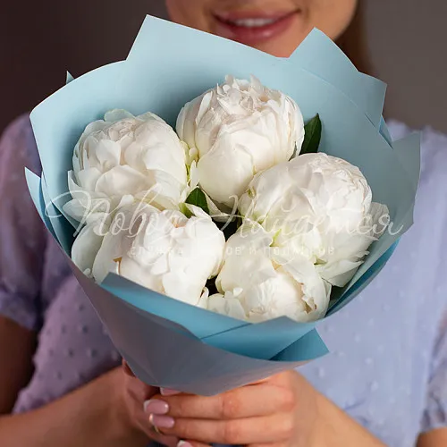 ПИОНЫ Букет Голубые Гавайи