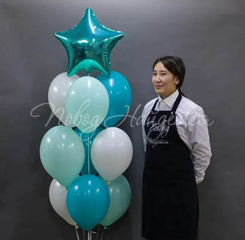 Обычные шары, облака из шаров Облако шаров "Голубые облака"