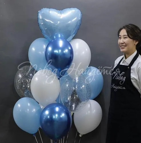 Обычные шары, облака из шаров Облако шаров "Юный кавалер"