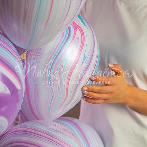 Воздушные шары Облако шаров "Барби"