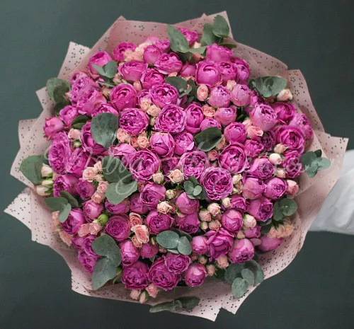 Пионовидные розы Букет Пандора