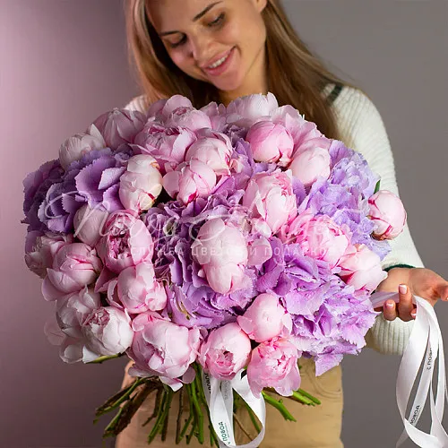 ПИОНЫ Букет Тает лёд