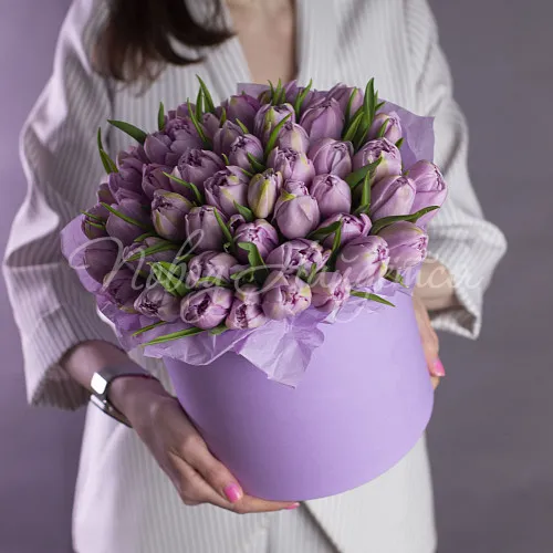 ТЮЛЬПАНЫ Букет Лавандовое море