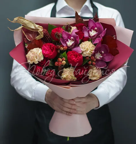 ОСЕНЬ Букет Багряный закат