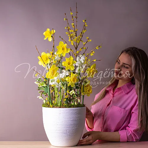 Дизайнерские букеты Букет Ранняя оттепель