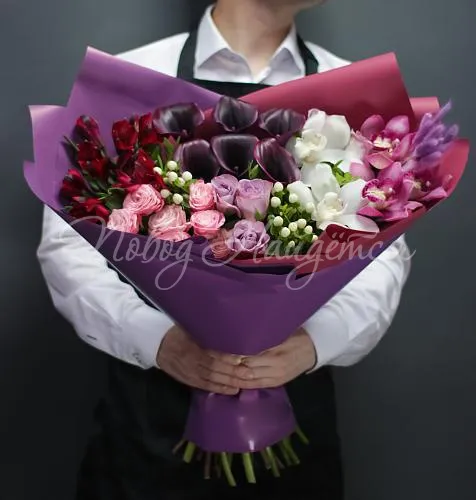 Букет с ОРХИДЕЯМИ Букет Волшебные огни