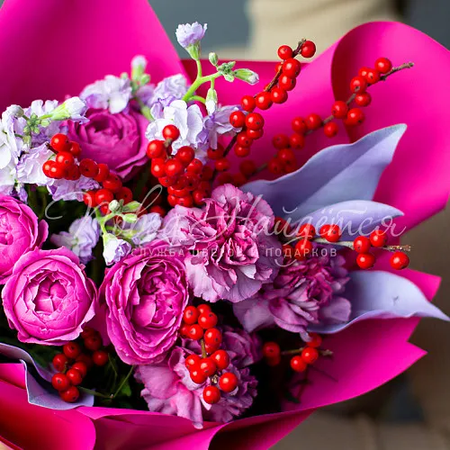 Дизайнерские букеты Букет Морозные щечки