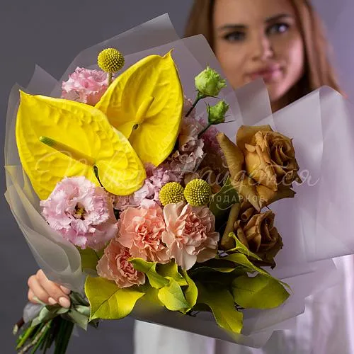 Цветы Букет Базиликата