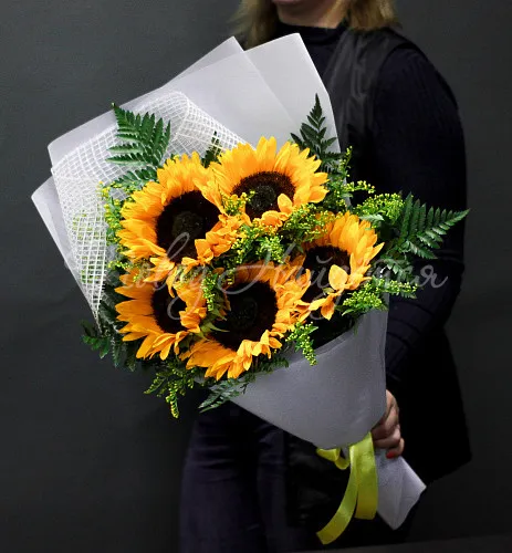 Цветы Букет Солнечные лучи
