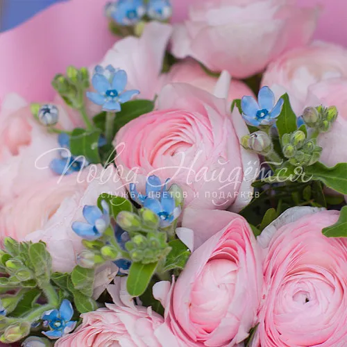 Букеты с РАНУНКУЛЮСАМИ Букет Морской прибой