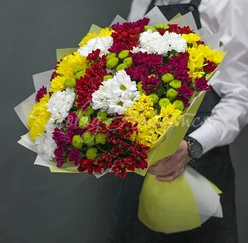 ХРИЗАНТЕМЫ Букет Прелестная симфония