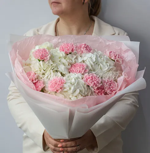 ГОРТЕНЗИИ Букет Сладкая вата