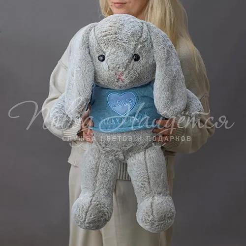Мягкие игрушки Серый зайчик