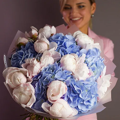 ГОРТЕНЗИИ Букет Ясное небо