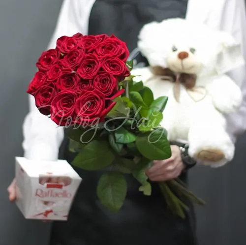 Розы Букет Все вместе № 1