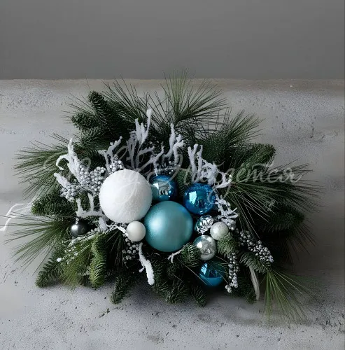 Новогодние композиции Цветочная композиция Зимушка-Зима