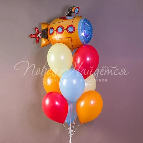Обычные шары, облака из шаров Облако шаров "Юный исследователь"