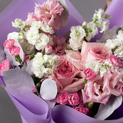 Букеты с МАТИОЛОЙ Букет Целая Вселенная