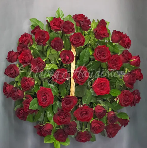 Розы в корзинах Корзина София