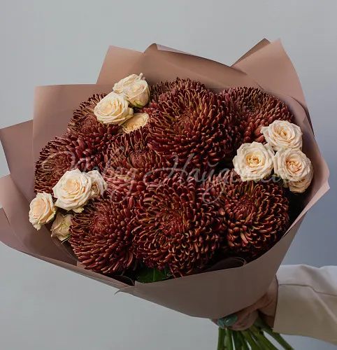 Букет с ХРИЗАНТЕМОЙ Букет Милое дитя