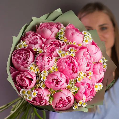 ПИОНЫ Букет Душистая мята