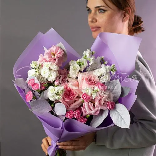 Букеты с МАТИОЛОЙ Букет Целая Вселенная