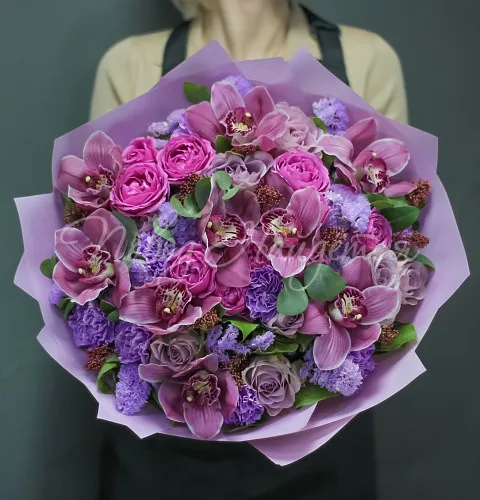 Букет с ОРХИДЕЯМИ Букет Триумф любви