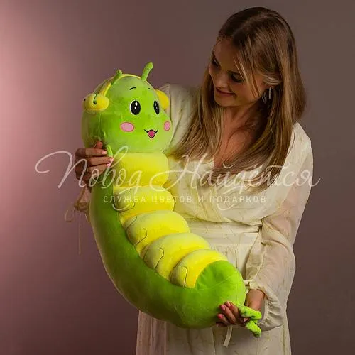 Мягкие игрушки Гусеничка Мила, 80 см