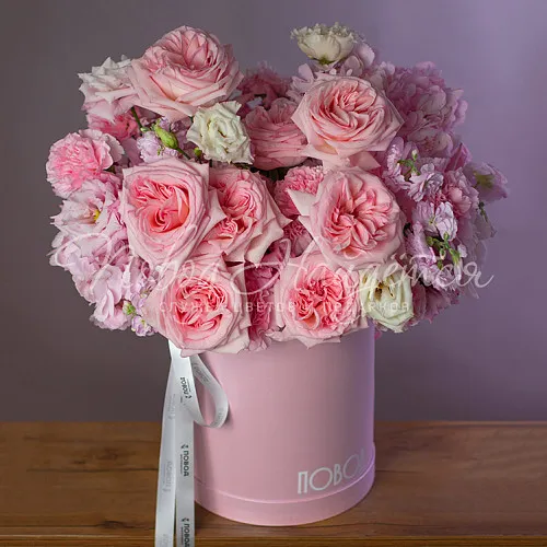 Пионовидные розы Букет Будь со Мной!