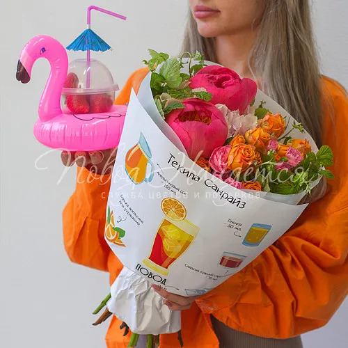 Букеты Букет Текила Санрайз