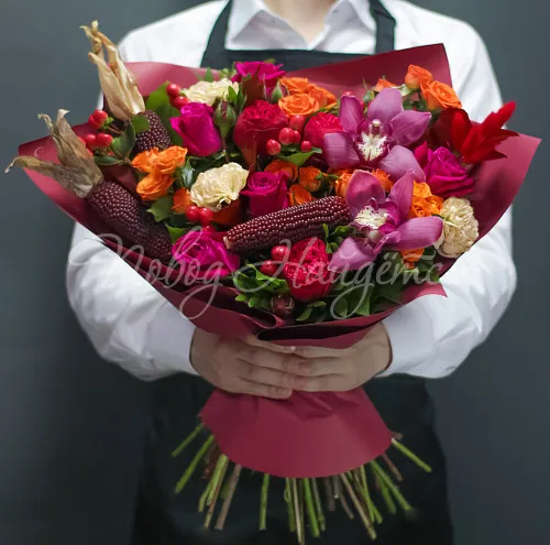 ОСЕНЬ Букет Красный октябрь